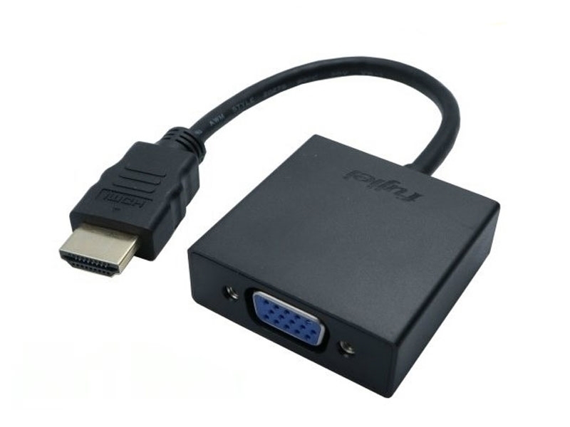 HDMI TO VGA帶Audio音源孔免電源轉換線